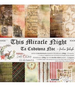 BLOC 6 FEUILLES 30.5 X 30.5 CM - THIS MIRACLE NIGHT