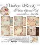 BLOC 24 FEUILLES 20.3 X 20.3 CM - VINTAGE BEAUTY