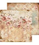 BLOC 24 FEUILLES 20.3 X 20.3 CM - VINTAGE BEAUTY