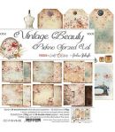 BLOC 24 FEUILLES 20.3 X 20.3 CM - VINTAGE BEAUTY