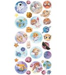 DIGI LABEL SET 15.5 X 30.5 CM -  COSMIC ADVENTURES