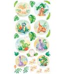 DIGI LABEL SET 15.5 X 30.5 CM -  DINO ADVENTURES