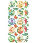 DIGI LABEL SET 15.5 X 30.5 CM -  DINO ADVENTURES