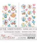 DIGI LABEL SET 15.5 X 30.5 CM -  SWEETSTERS