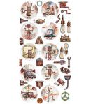 DIGI LABEL SET 15.5 X 30.5 CM -  ROBOTS ADVENTURES