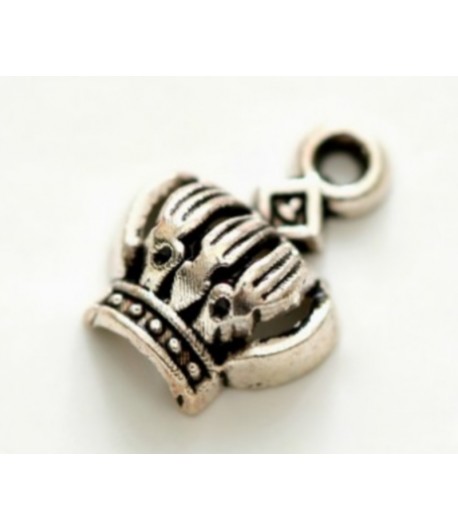 CHARMS COURONNE X 10 - ARGENT