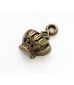 CHARMS COURONNE X 10 - BRONZE