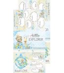 JUNK JOURNAL SET 15.5 X 30.5 CM -  HELLO LITTLE BOY