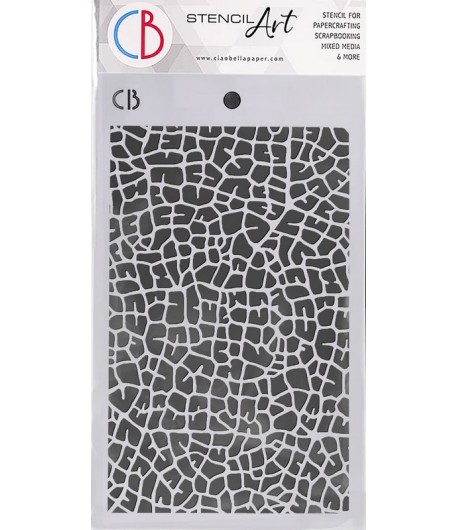 POCHOIR LEAF VENATION 14.5X24 CM - CIAO BELLA MS088