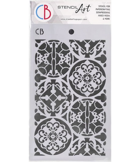 POCHOIR TALAVERAS 14.5X24 CM - CIAO BELLA MS080