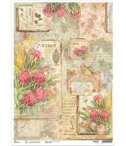 PAPIER DE RIZ A3 THE MUSE 30.6 X 42.7CM CBRM009