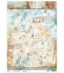 PAPIER DE RIZ A3 POEMES D AMOUR 30.6 X 42.7CM CBRM021