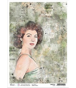 PAPIER DE RIZ A4 ENIGMA 21 X 29.7CM CIAO BELLA CBRP224