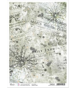 PAPIER DE RIZ A4 LONDON OBSERVER 21 X 29.7CM CIAO BELLA CBRP227