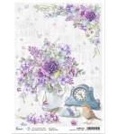 PAPIER DE RIZ A4 EVERYDAY IS A FRESH START 21 X 29.7CM CIAO BELLA CBRP229