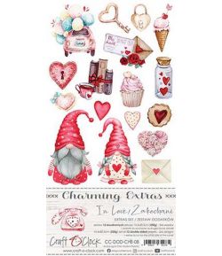 CHARMING EXTRAS SET 15.5 X 30.5 CM -  IN LOVE 