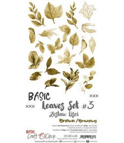 BASIC LEAVES SET 15.5 X 30.5 CM -  BROWN