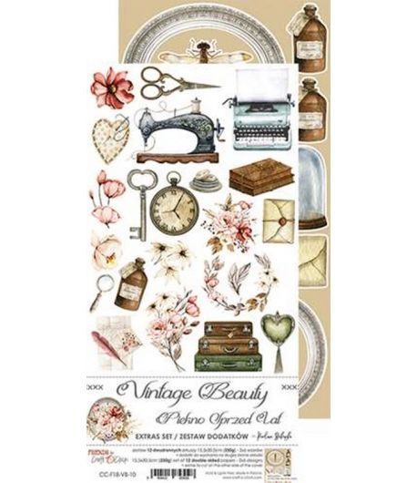 EXTRAS SET 15.5 X 30.5 CM -  VINTAGE BEAUTY