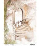 PAPIER DE RIZ A4  BITTERSWEET HEIGHT - 21 X 29.7 - CRAFT O CLOCK