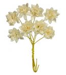 FLEURS CHRYSANTHEMES 1.8 CM X 8 - BLANC
