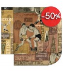 PAPIER BOXE 30 X 30 CM - STAMPERIA SBB162