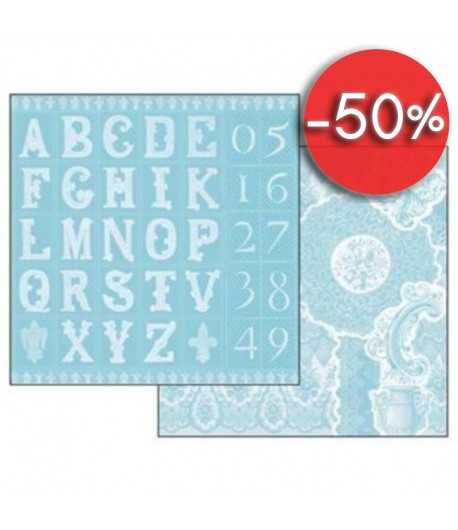 PAPIER ALPHABET 30 X 30 CM SBB216