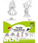 FEUILLE MAGNETIQUE PRINCESSE