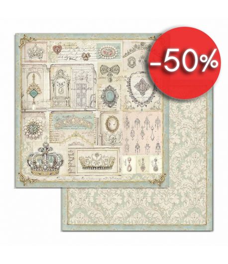 PAPIER JEWELLERY PRINCESS 30 X 30 CM - SBB715 STAMPERIA