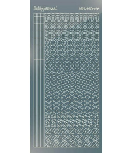 STICKERS MOTIFS BLEU  STDM145