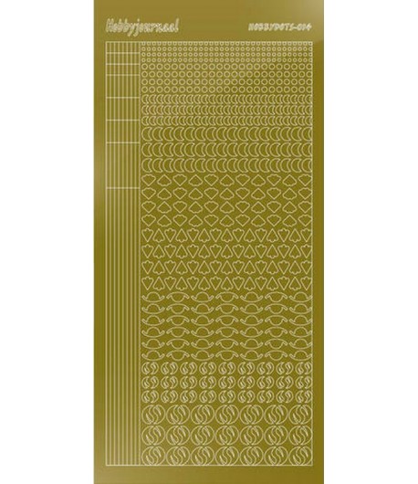 STICKERS MOTIFS OR  STDM147