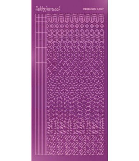 STICKERS MOTIFS VIOLET  STDM149