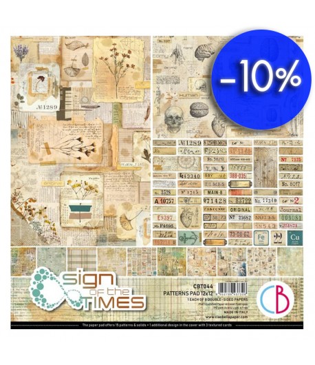 BLOC 8 FEUILLES SIGN OF THE TIMES CIAO BELLA 30X30CM CBT044