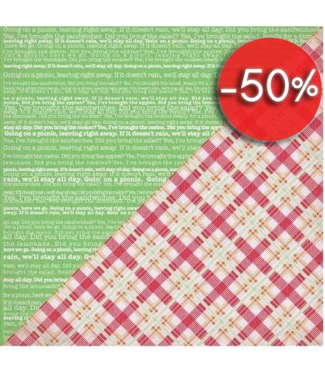 PAPIER NINE 30.5 X 30.5 CM - AUTHENTIQUE PAPER CHEERFUL