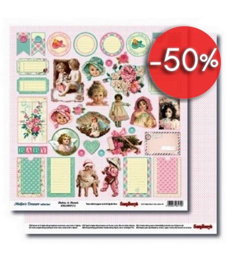 PAPIER BUTTONS & BONNETS - MOTHERS TREASURE SCRAPBERRY