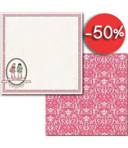 PAPIER BEST FRIENDS 30.5 X 30.5 CM - CARTA BELLA TRUE FRIENDS