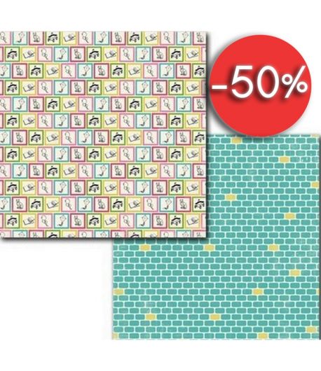 PAPIER PLAYTIME 30.5 X 30.5 CM - CARTA BELLA TRUE FRIENDS