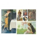 PAPIER DE RIZ  COUPLE 33 X 48 CM DFS149 STAMPERIA