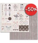 PAPIER NETS AND BUTTERFLIES 30 X 30 CM - SBB638 STAMPERIA