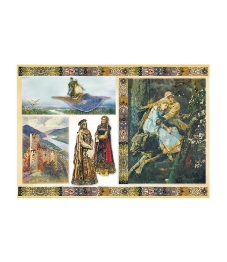 PAPIER DE RIZ FABLE RUSSE 33 X 48 CM DFS163