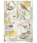 PAPIER DE RIZ A3 SPARROW HILL 30.6 X 42.7CM CBRM025