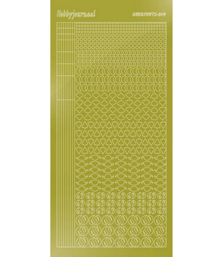 STICKERS MOTIFS JAUNE STDM14E