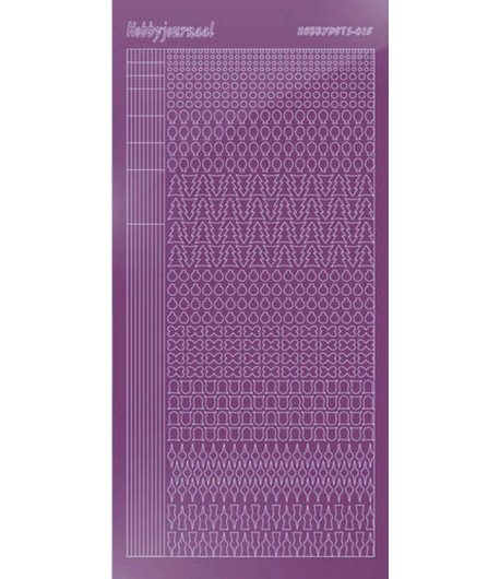 STICKERS MOTIFS VIOLET STDM156