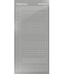 STICKERS MOTIFS ARGENT STDM158
