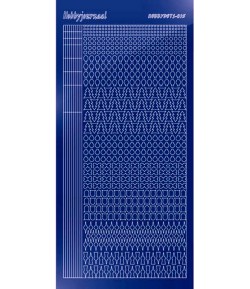 STICKERS MOTIFS BLEU STDM15A