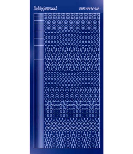 STICKERS MOTIFS BLEU STDM15A