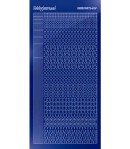 STICKERS MOTIFS BLEU STDM15A