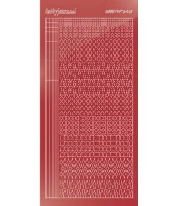 STICKERS MOTIFS CHRISTMAS RED STDM15H