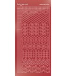 STICKERS MOTIFS CHRISTMAS RED STDM15H