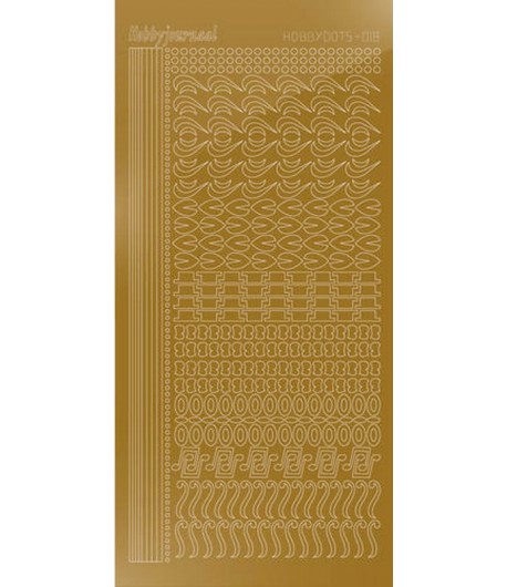 STICKERS MOTIFS OR STDM187