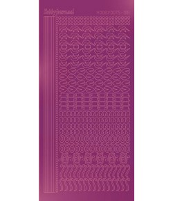 STICKERS MOTIFS VIOLET STDM189